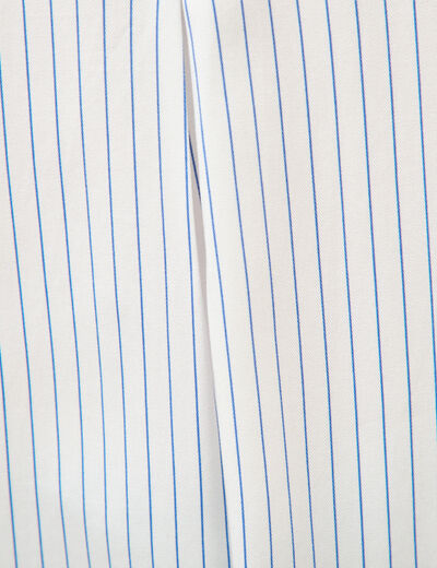 Blouse manches longues bleu femme