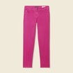 Pantalon slim 7/8ème violet clair femme