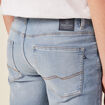 Bermuda éco-responsable denim bleach homme