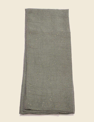 Foulard vert kaki femme