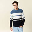 Pull manches longues ecru homme