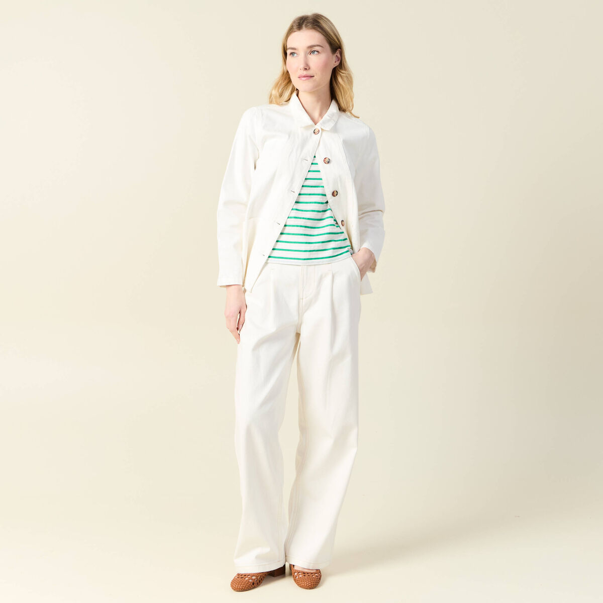 T-shirt manches courtes vert turquoise femme