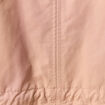 Parka longue droite d&eacute;perlante &agrave; capuche marron clair femme