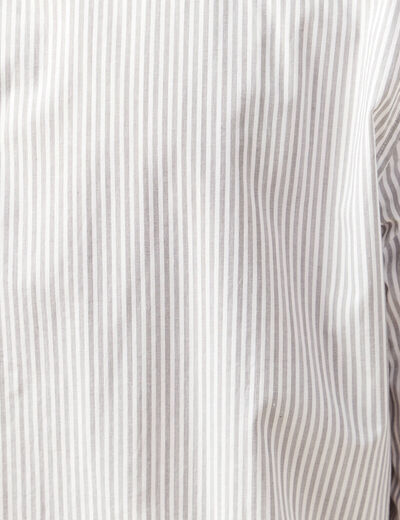 Chemise manches longues gris fonc&eacute; homme