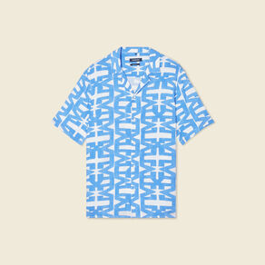 chemise manches courtes bleu homme Chemise manches courtes bleu homme