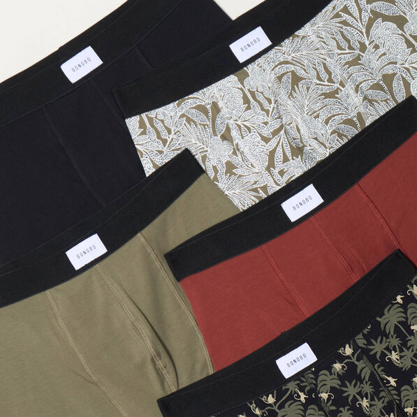 lot 5 boxers noir homme Lot 5 boxers noir homme