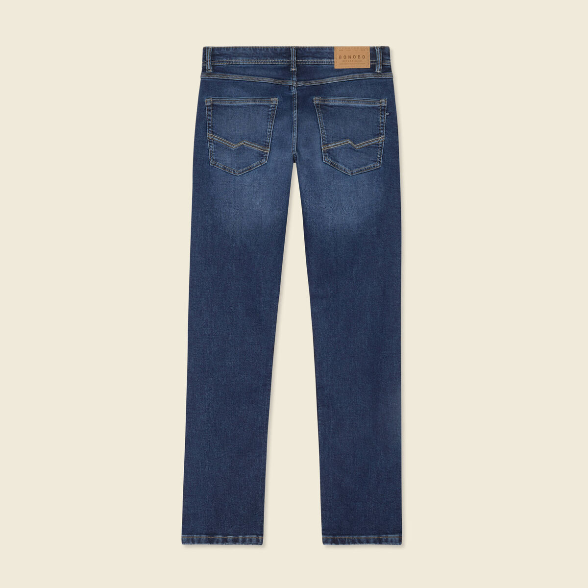 Jeans straight homme denim brut homme