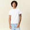 T-shirt en coton manches courtes blanc homme