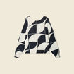 Pull manches longues noir femme
