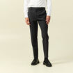Pantalon chino droit longueur 32 noir homme