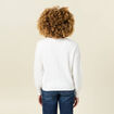 Pull manches longues blanc femme