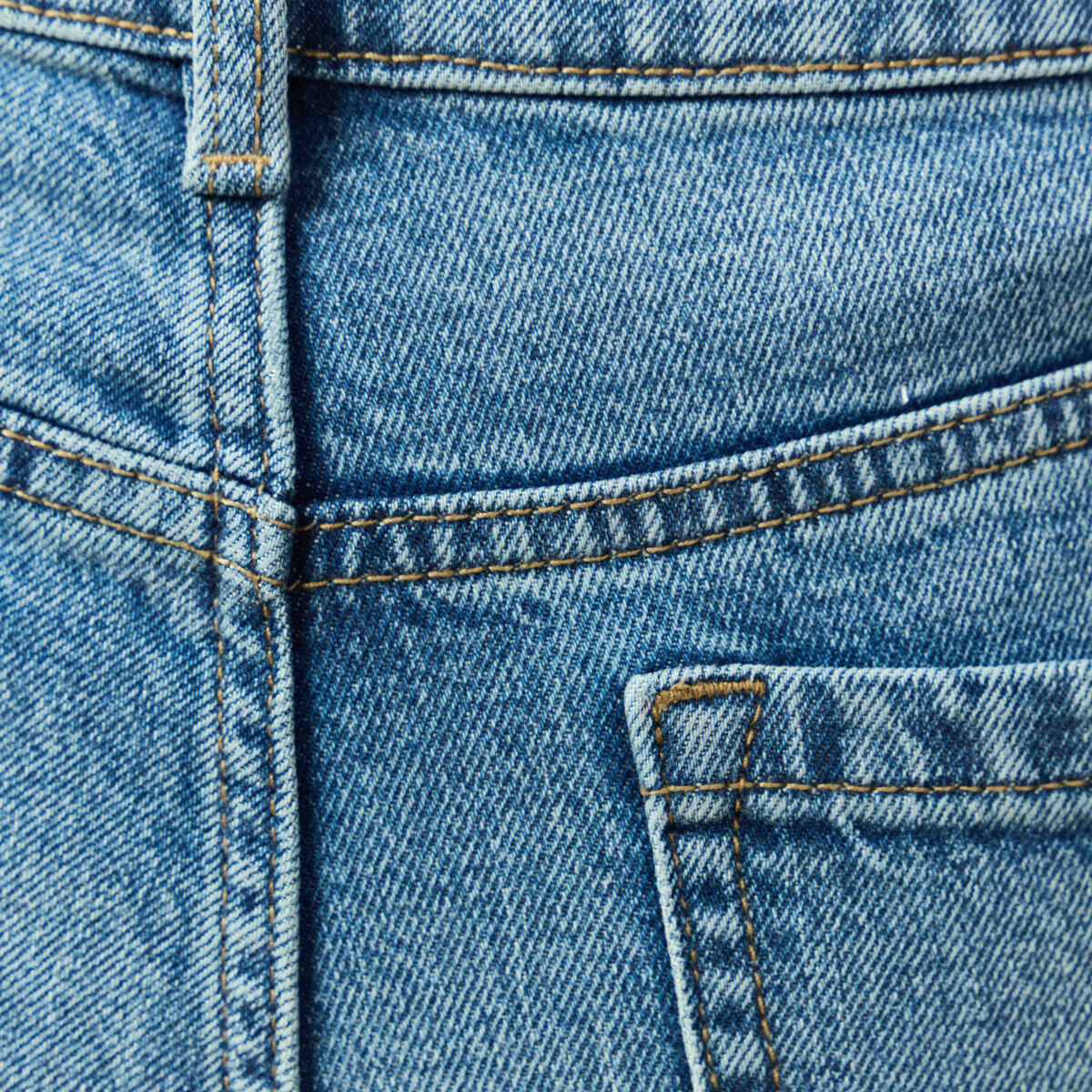 Jeans large taille haute denim stone femme