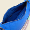 Sac bandouli&egrave;re avec doublure bleu ciel femme