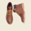 Bottines style montagne marron foncé homme