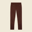 Pantalon chino longueur 32 bordeaux homme