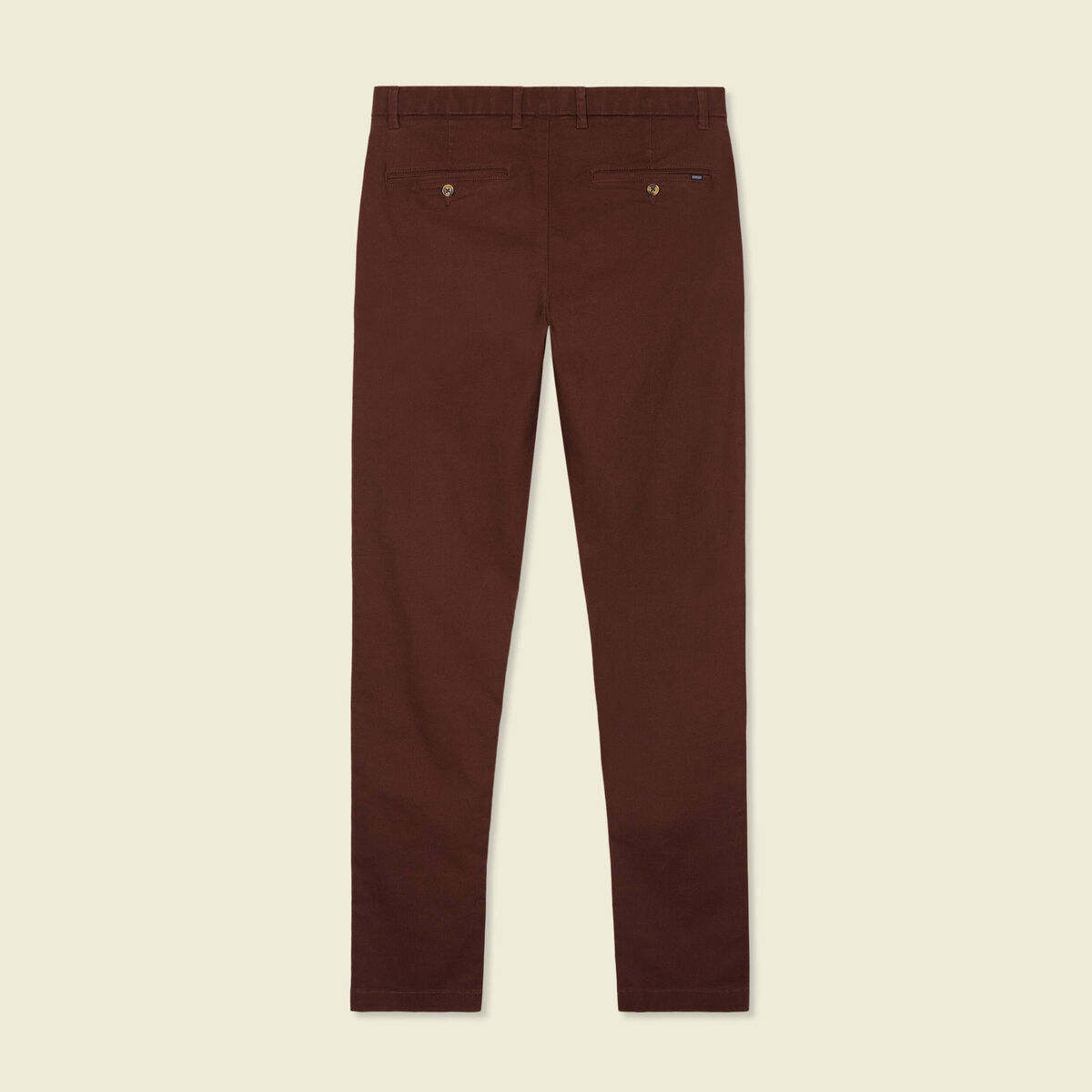 Pantalon chino longueur 32 bordeaux homme