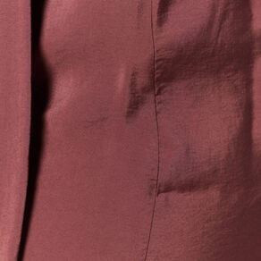 Jupe droite satin marron femme