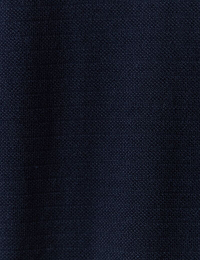 Polo éco-responsable bleu marine homme