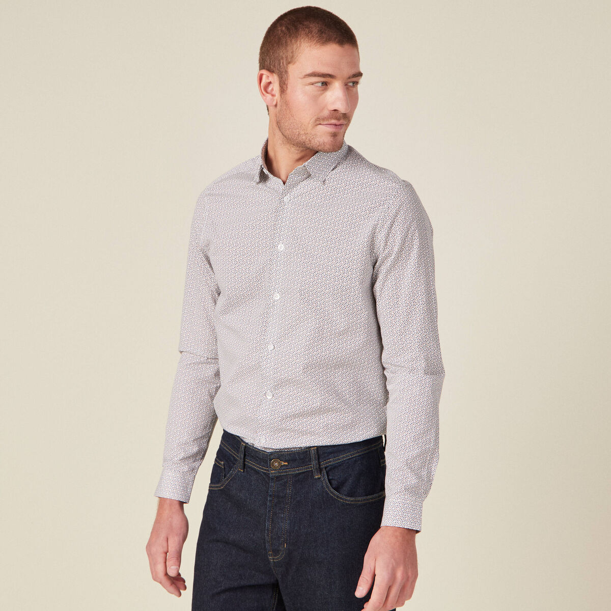 Chemise blanc homme