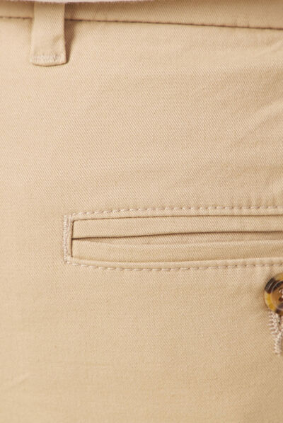 Pantalon slim Instinct chino beige homme