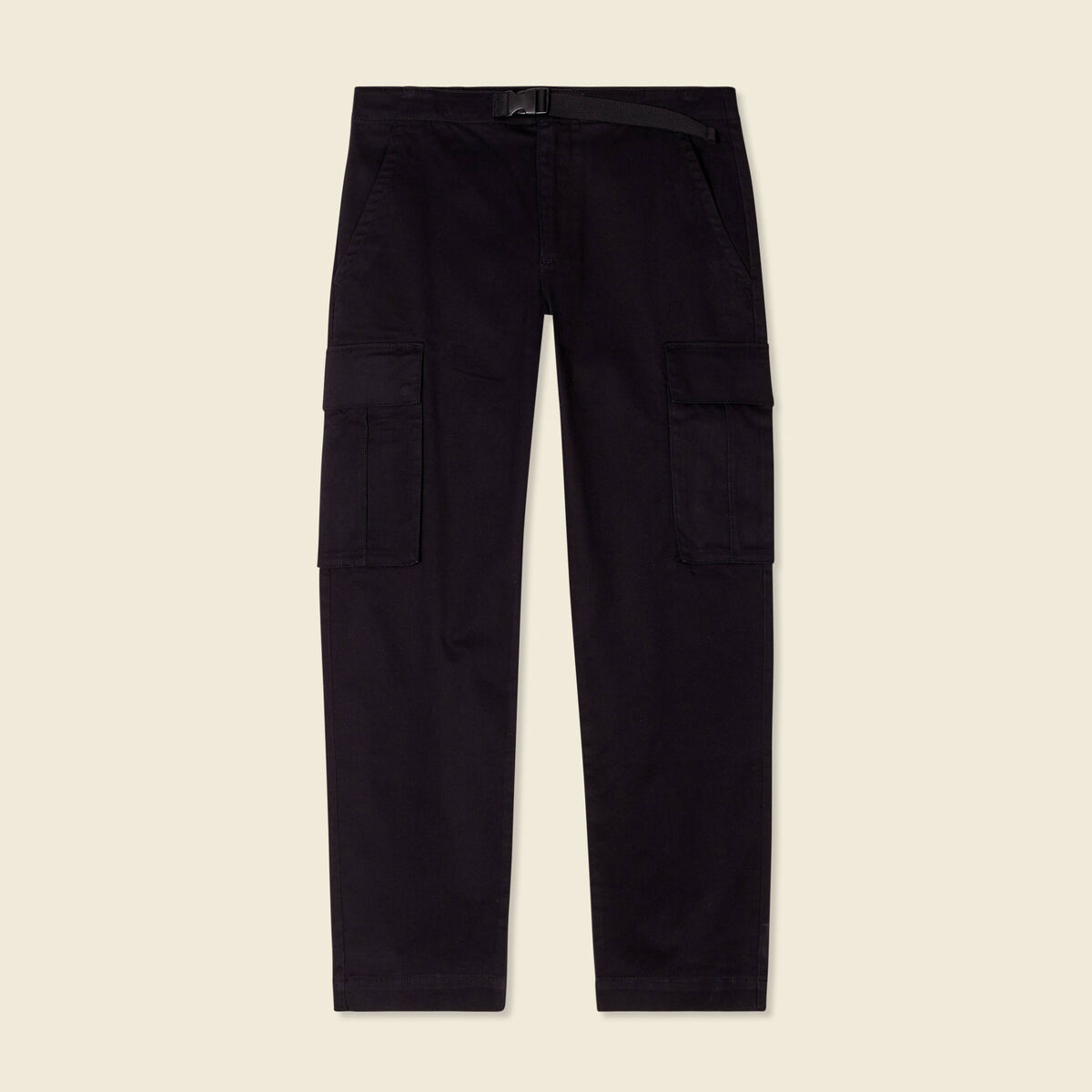 Pantalon cargo poches côtés noir homme