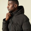 Doudoune avec capuche noir homme