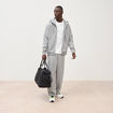 Pantalon coupe loose gris clair homme
