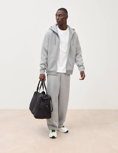 Pantalon coupe loose gris clair homme