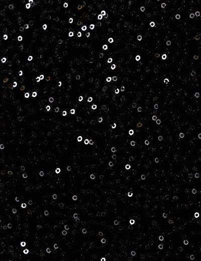 Débardeur sans manches sequins noir femme