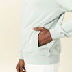 Sweat col camionneur vert clair homme