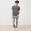 Jeans slim longueur 32 denim gris homme