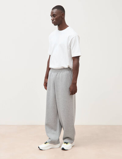 Pantalon coupe loose gris clair homme