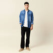 Pantalon chino noir homme
