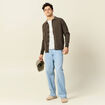 T-shirt manches courtes ecru homme