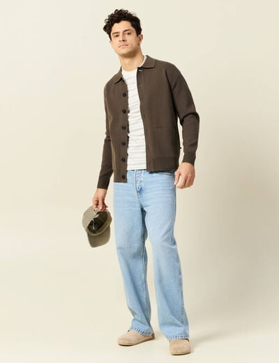 T-shirt manches courtes ecru homme