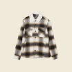 Veste surchemise ample ecru homme
