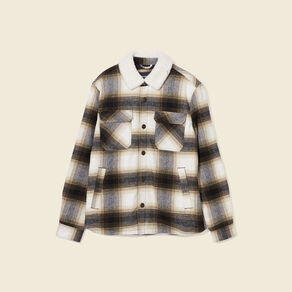 Veste surchemise ample ecru homme