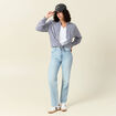 T-shirt manches courtes blanc femme