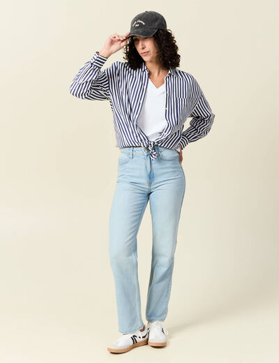 T-shirt manches courtes blanc femme