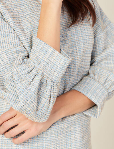Sweat éco-responsable bleu femme