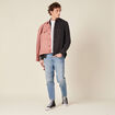 Chemise manches longues jean denim noir homme