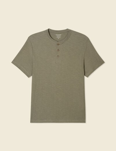 T-shirt manches courtes vert kaki homme