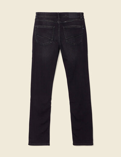 Jeans straight ultra stretch denim noir homme