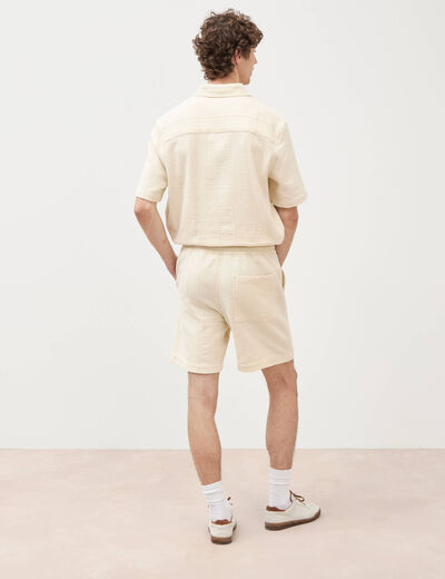 Bermuda ecru homme