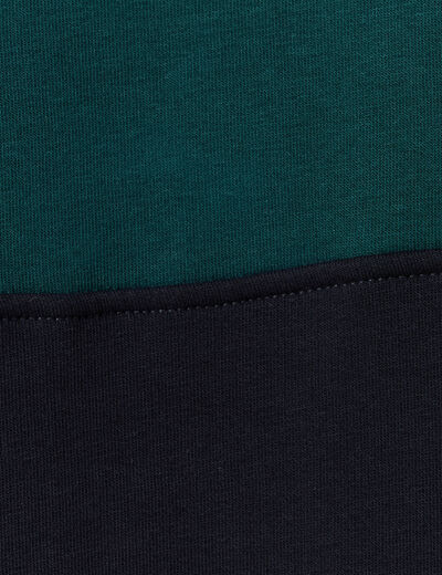 Sweat manches longues bleu marine homme