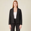 Gilet manches longues noir femme