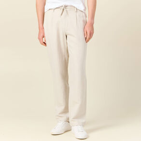 Pantalon chino straight beige homme