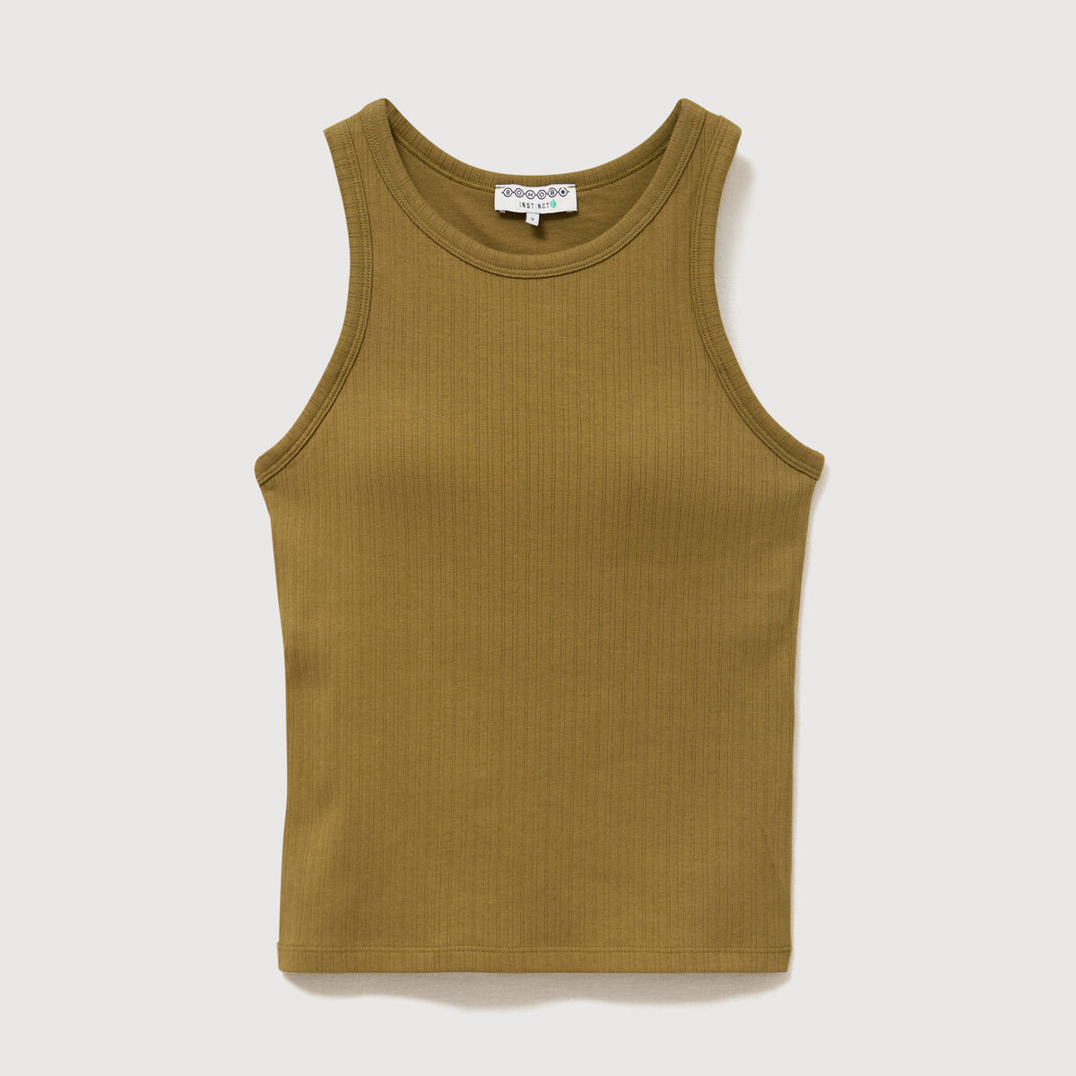 D&eacute;bardeur 2 en 1 avec brassi&egrave;re int&eacute;gr&eacute;e vert kaki femme