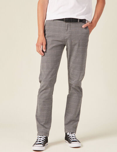 Pantalon chino straight ecru homme