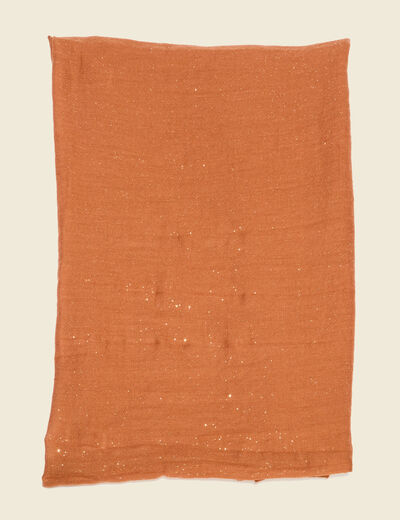 Foulard marron clair femme